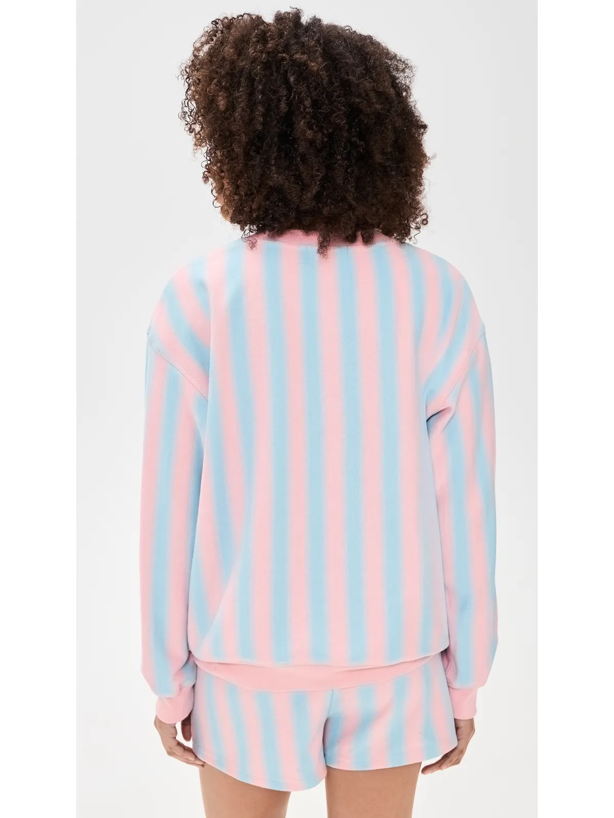 MAUDE CLUB Scout Sweatshirt Pink Blue - 画像3