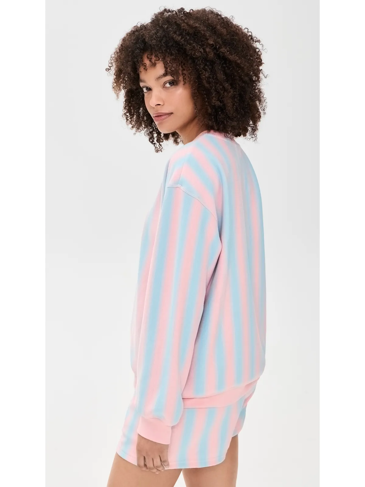 MAUDE CLUB Scout Sweatshirt Pink Blue - 画像4