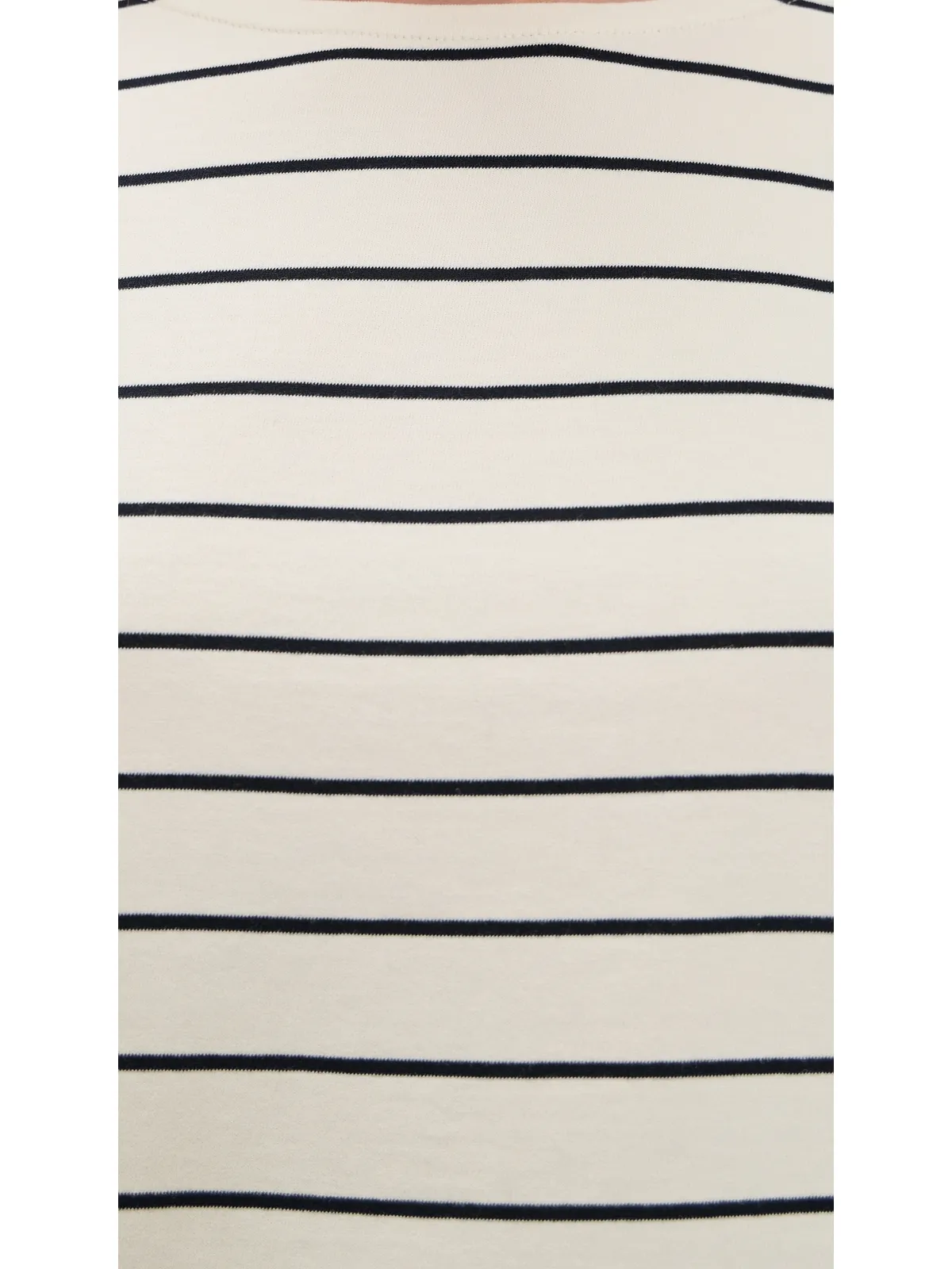 Marine Layer Luxe Sueded Mariner Tee ブラック/ホワイトストライプ - 画像6