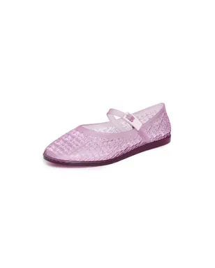 Melissa ハーパー ジェリーバレエフラット クリアピンク - サムネイル1