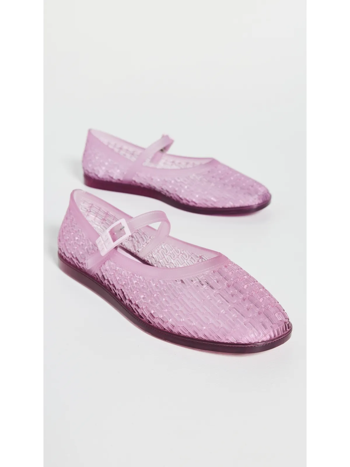 Melissa ハーパー ジェリーバレエフラット クリアピンク - 画像5