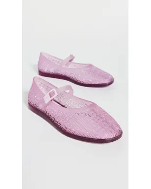 Melissa ハーパー ジェリーバレエフラット クリアピンク - サムネイル5