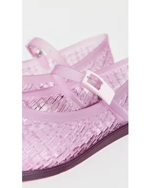 Melissa ハーパー ジェリーバレエフラット クリアピンク - サムネイル6