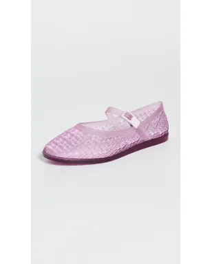 Melissa ハーパー ジェリーバレエフラット クリアピンク - サムネイル2