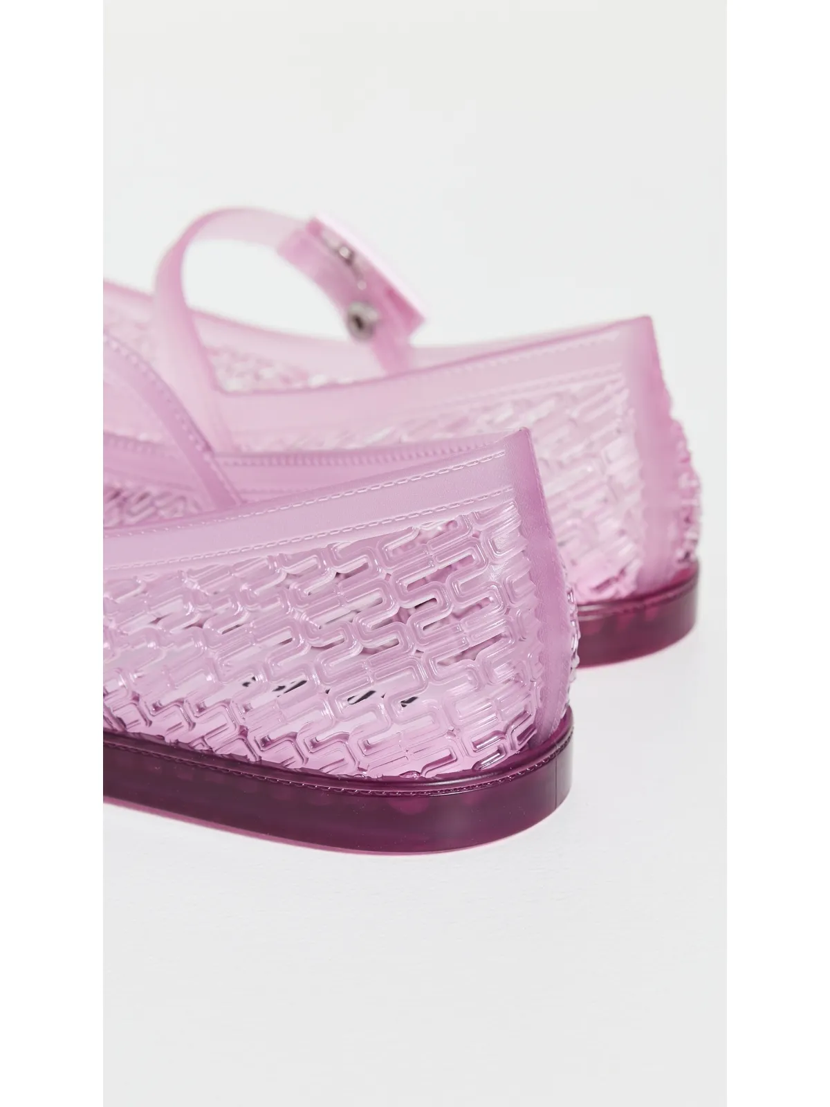 Melissa ハーパー ジェリーバレエフラット クリアピンク - 画像4