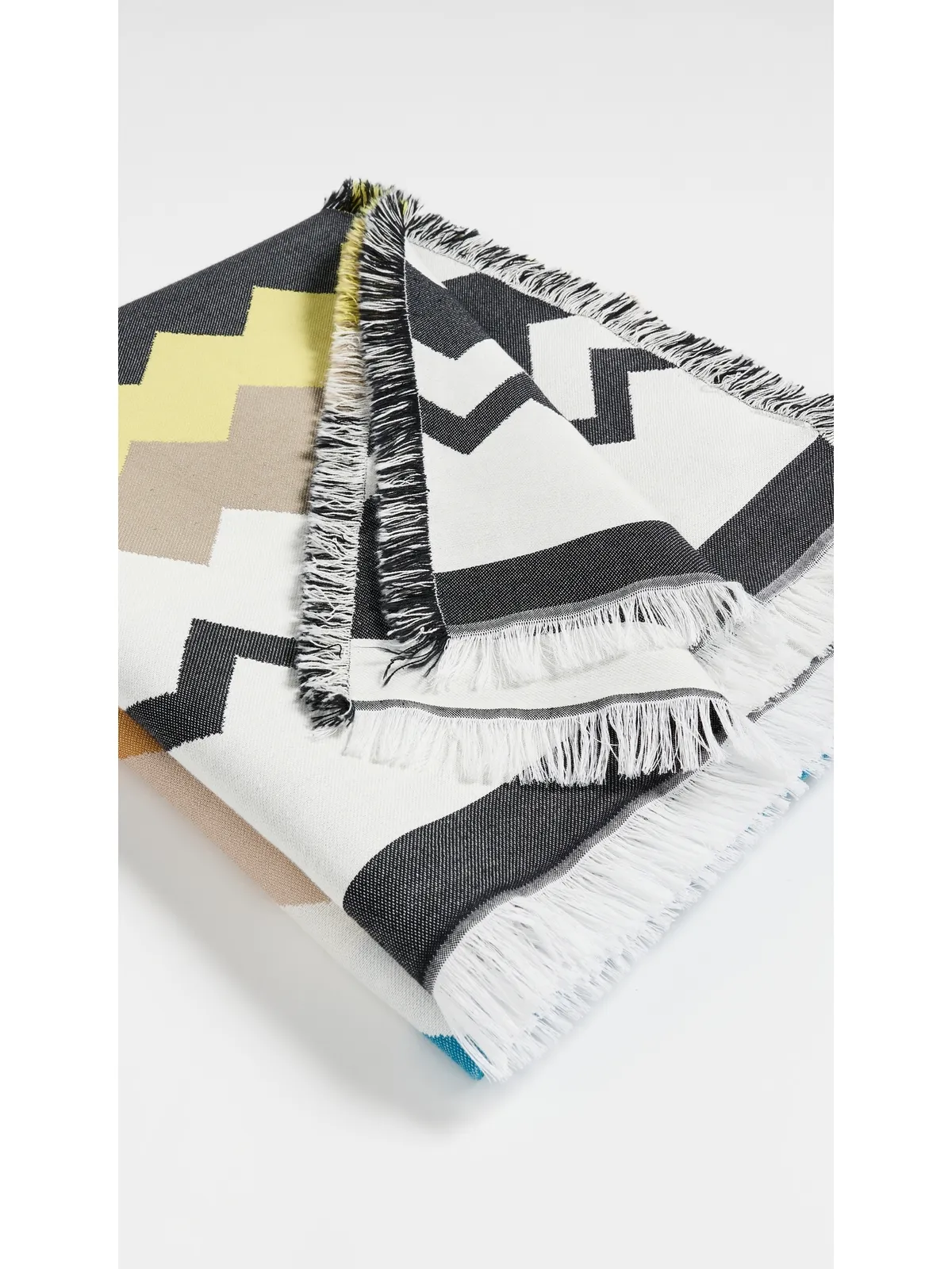 Missoni ファウト ビーチタオル ブラック・マルチカラー - 画像3