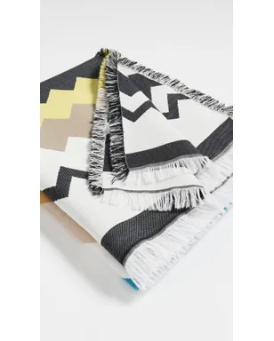 Missoni ファウト ビーチタオル ブラック・マルチカラー - サムネイル3