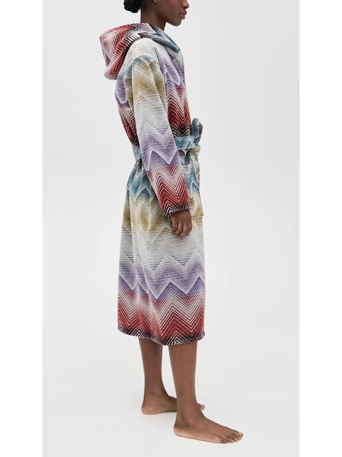 Missoni フード付きバスローブ マルチカラー - 画像4