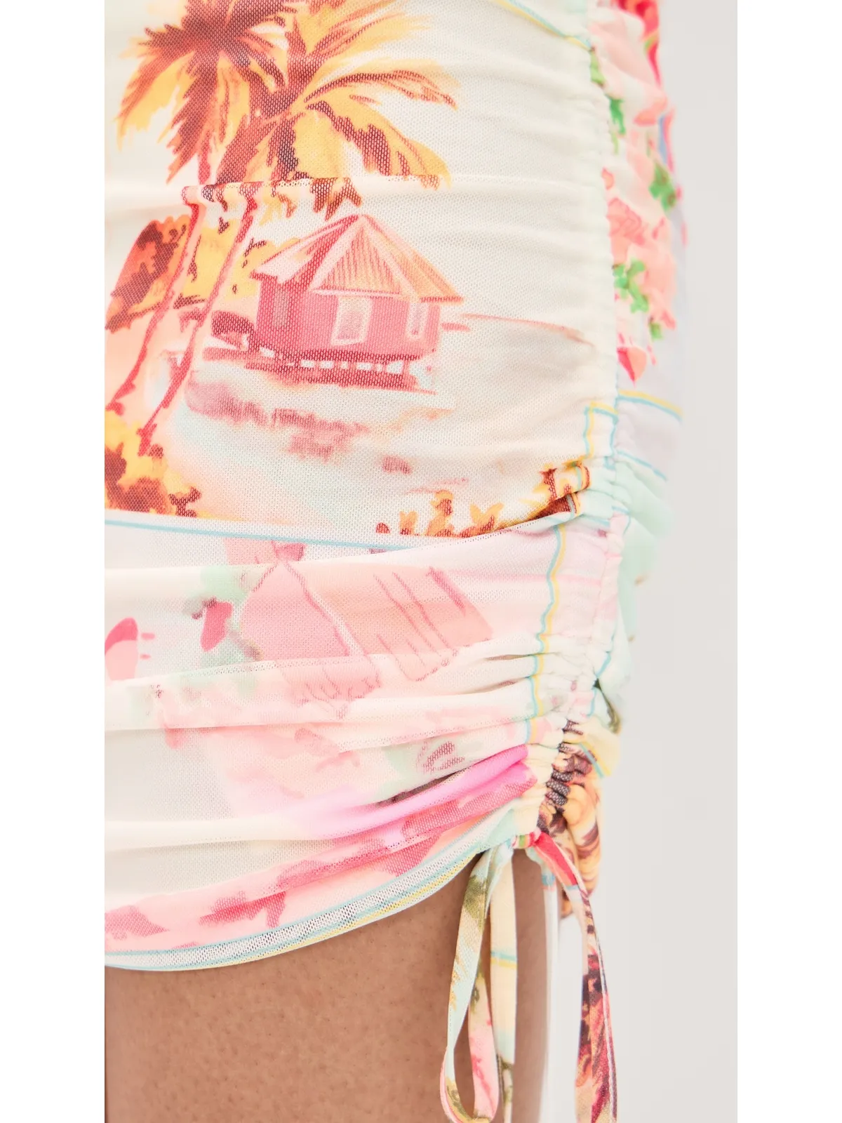 MINKPINK ドルチェ メッシュ ルーシュ ミニドレス - 画像6