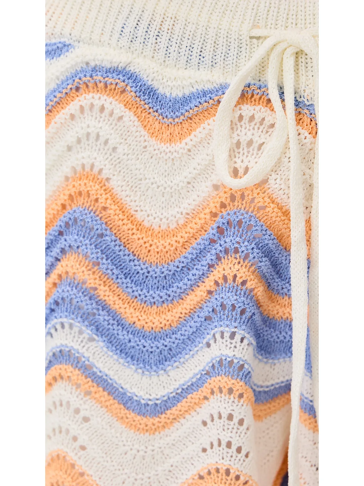 MINKPINK レオーネ クロシェショーツ ジャカランド/ピーチストライプ - 画像6