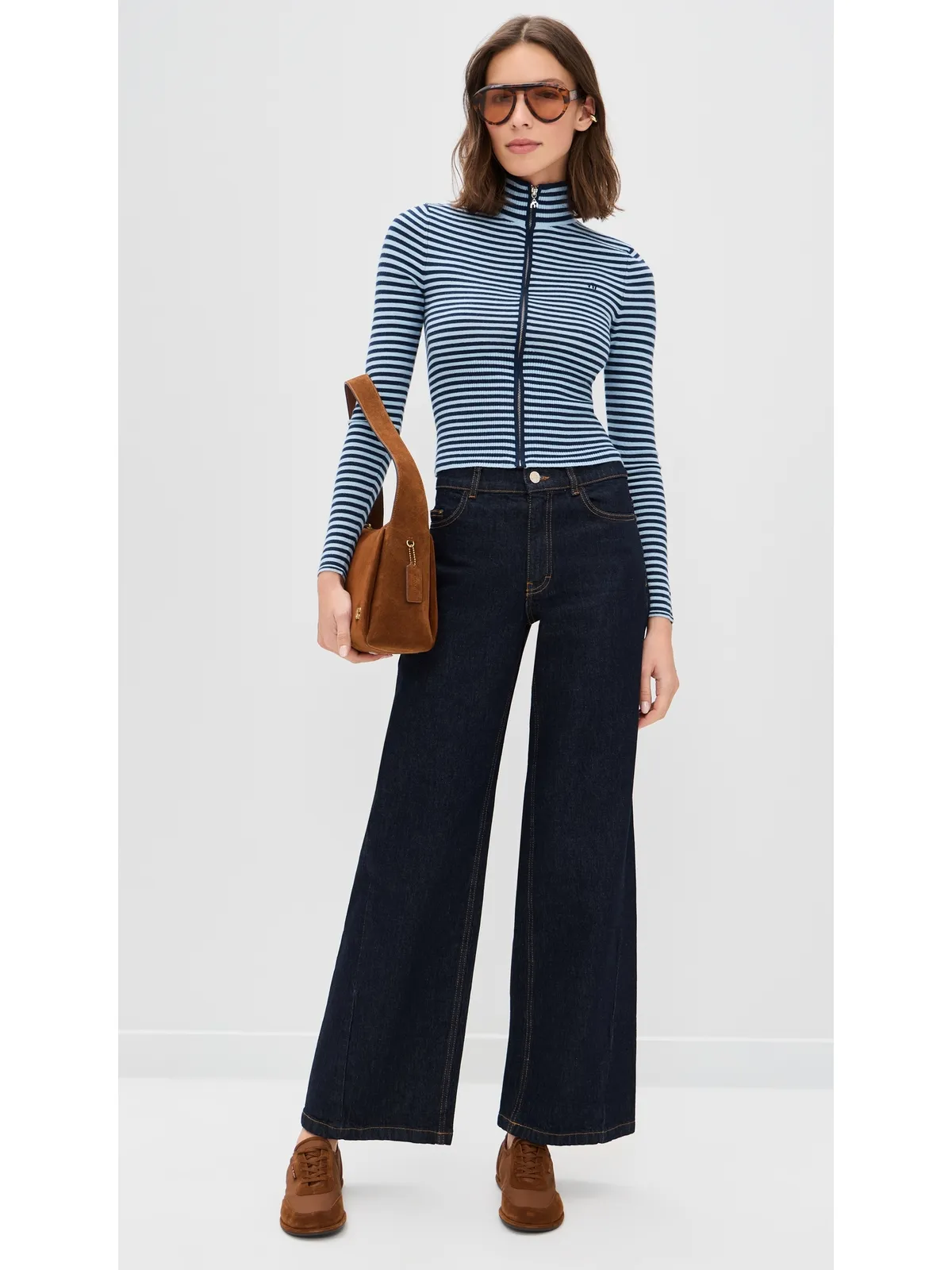Miaou Vlad Zip Up Blue Stripe - 画像5