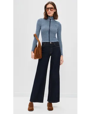Miaou Vlad Zip Up Blue Stripe - サムネイル5