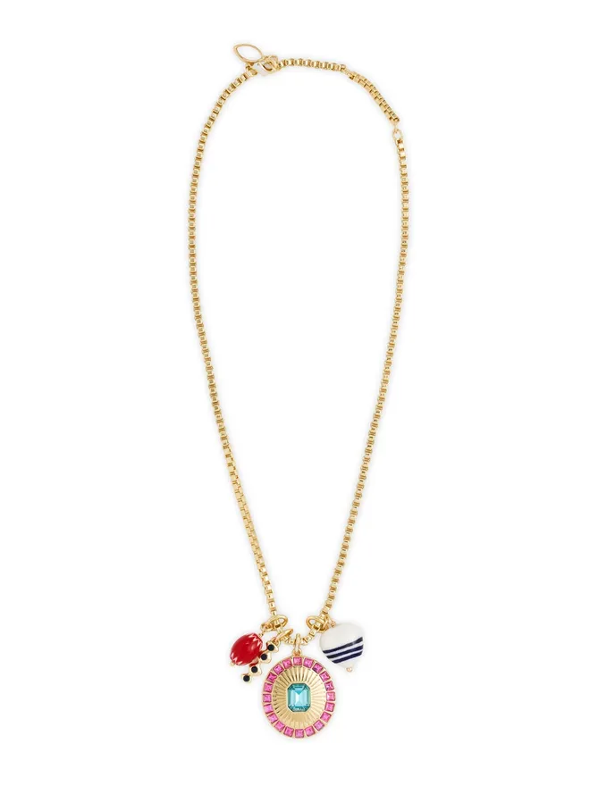 Mignonne Gavigan Mignonne Gavigan ミランダ チャーム ネックレス ゴールド マルチの商品画像