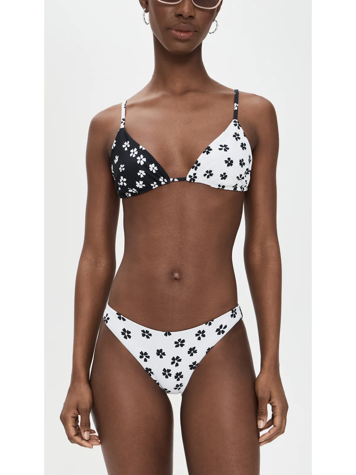 MIKOH リーヴ ビキニトップ ミックスド・ブルーム - 画像5