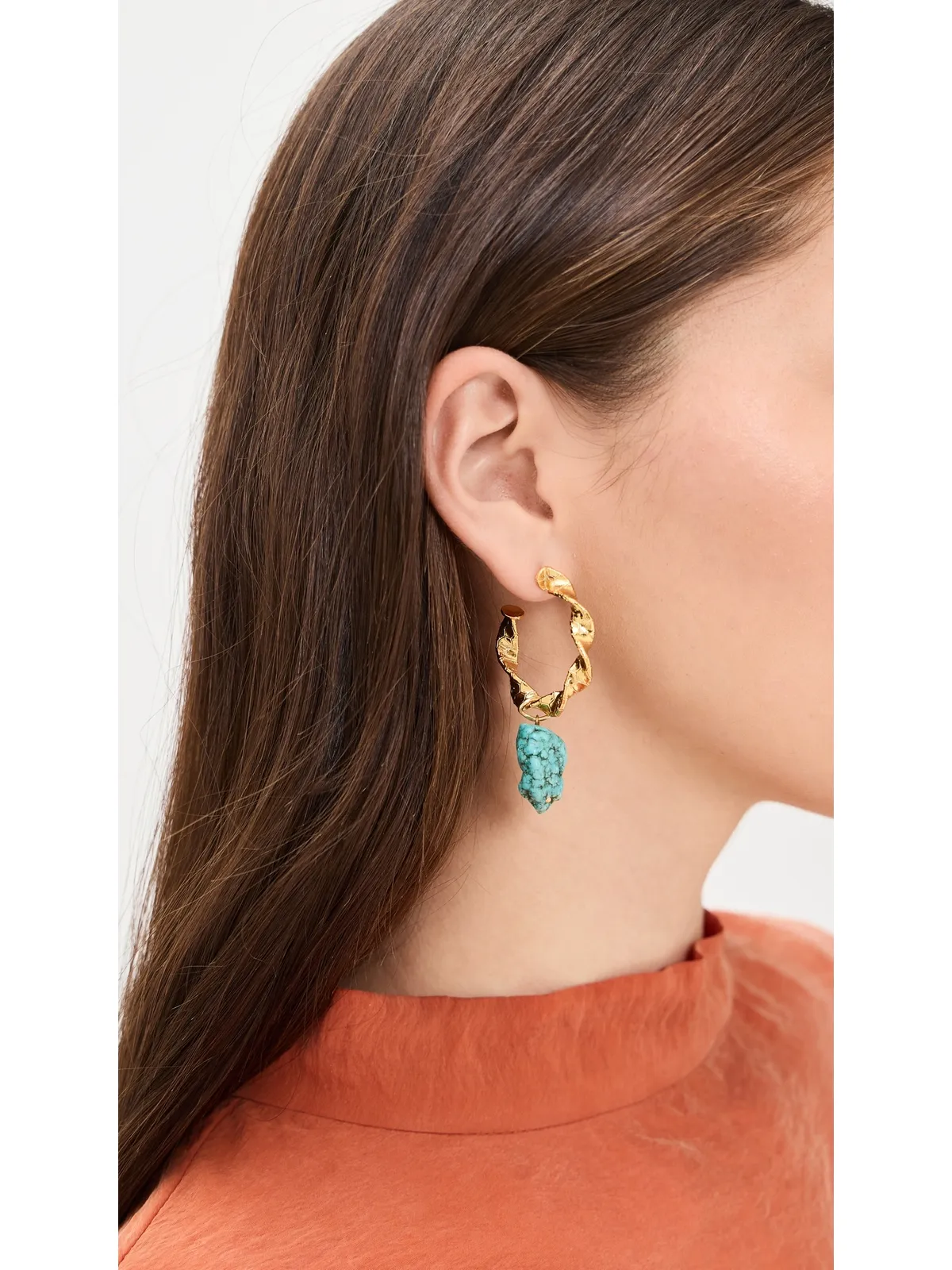 Maison Irem ロッキー フープピアス - 画像3