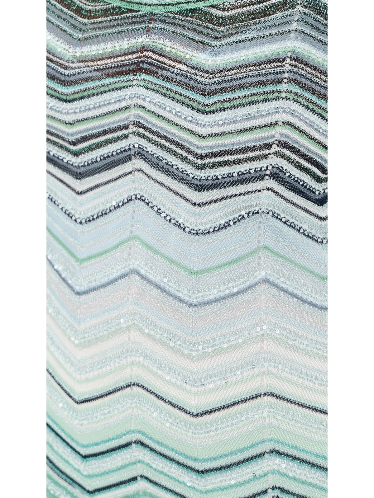 Missoni ショートスパンコールドレス ターコイズトーン - 画像6