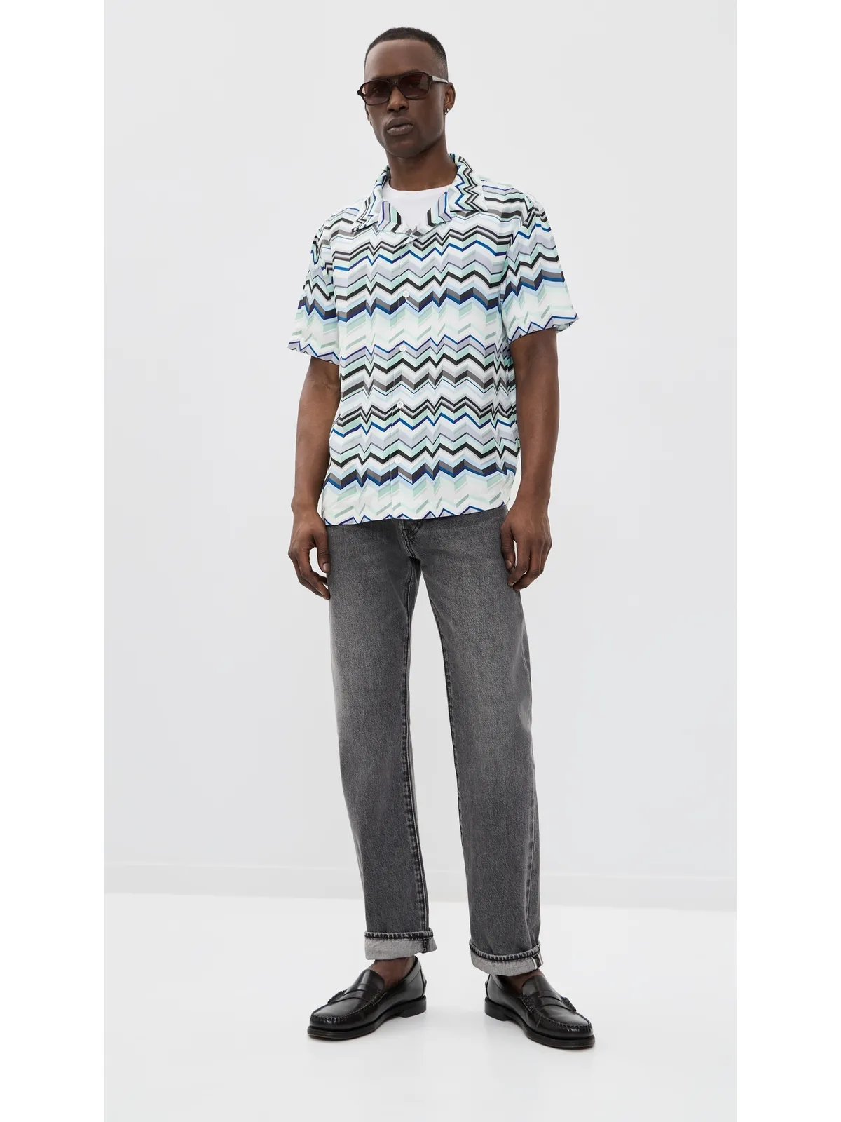 Missoni 半袖シャツ ライトブルー系 - 画像5