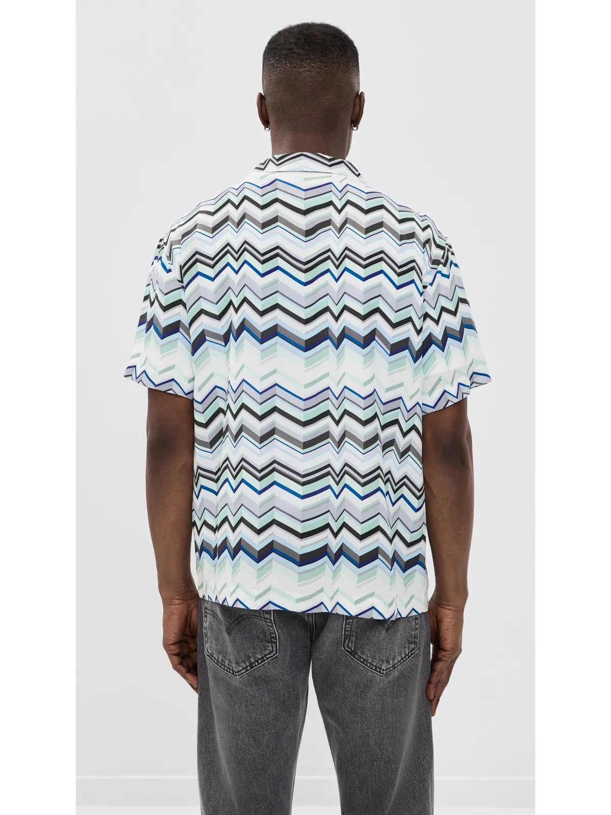 Missoni 半袖シャツ ライトブルー系 - 画像3