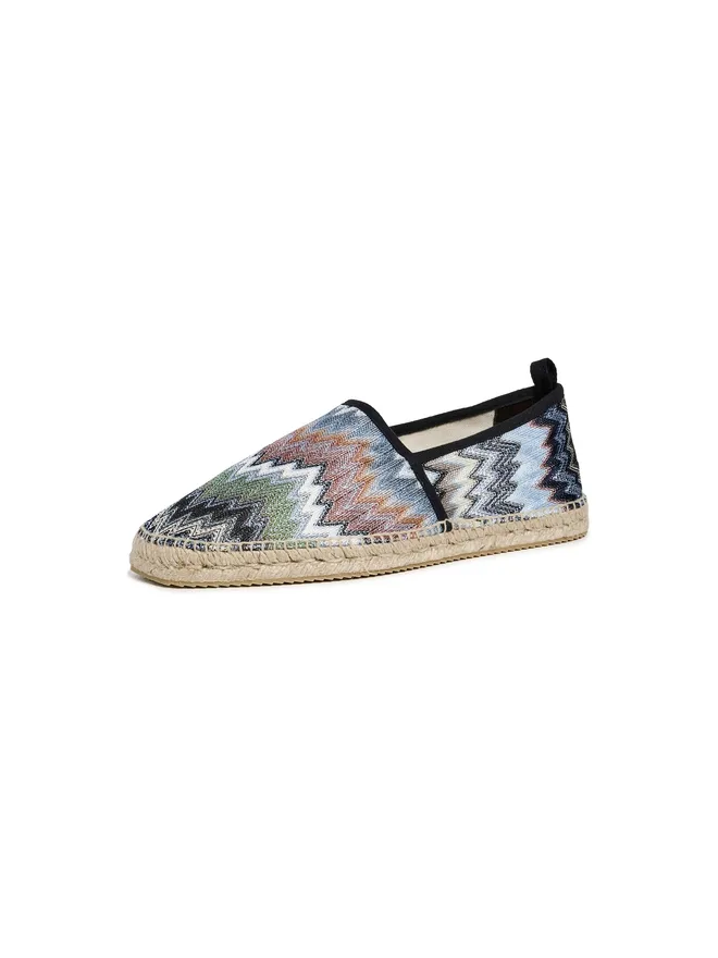 Missoni Missoni Corfu エスパドリーユ Raschel Snake Grey Blueの商品画像