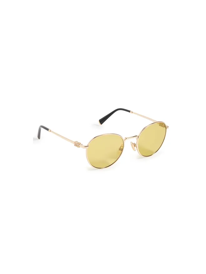 Miu Miu Miu Miu MU 55ZS ラウンドサングラスの商品画像