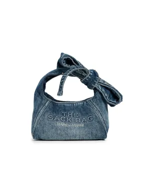 Marc Jacobs ボウ デニム ミニ サック バッグ - サムネイル1