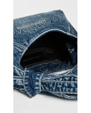 Marc Jacobs ボウ デニム ミニ サック バッグ - サムネイル6