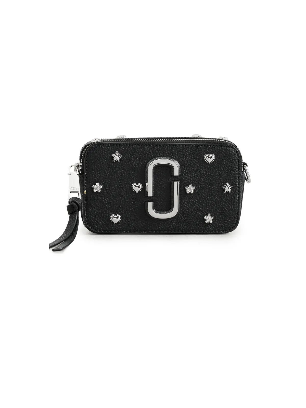 Marc Jacobs ミニアイコンスタッズスナップショットバッグ ブラック×マルチ - 画像1