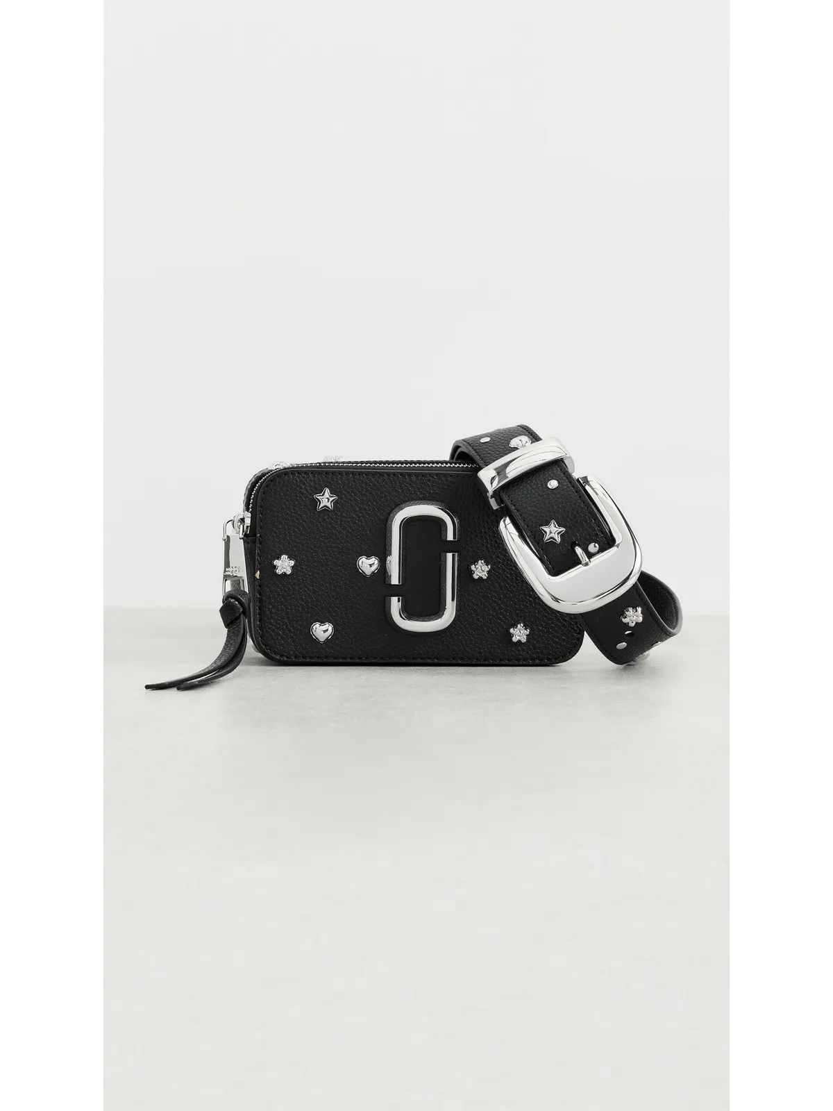 Marc Jacobs ミニアイコンスタッズスナップショットバッグ ブラック×マルチ - 画像2
