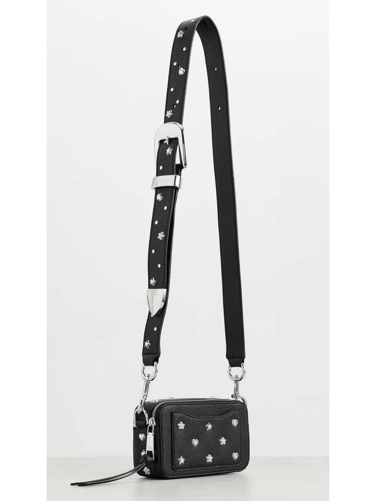 Marc Jacobs ミニアイコンスタッズスナップショットバッグ ブラック×マルチ - 画像4