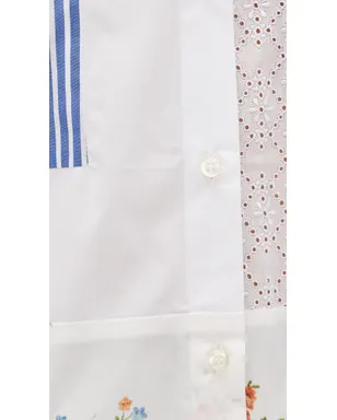 MSGM パッチワーク ボタンダウンシャツ - サムネイル6