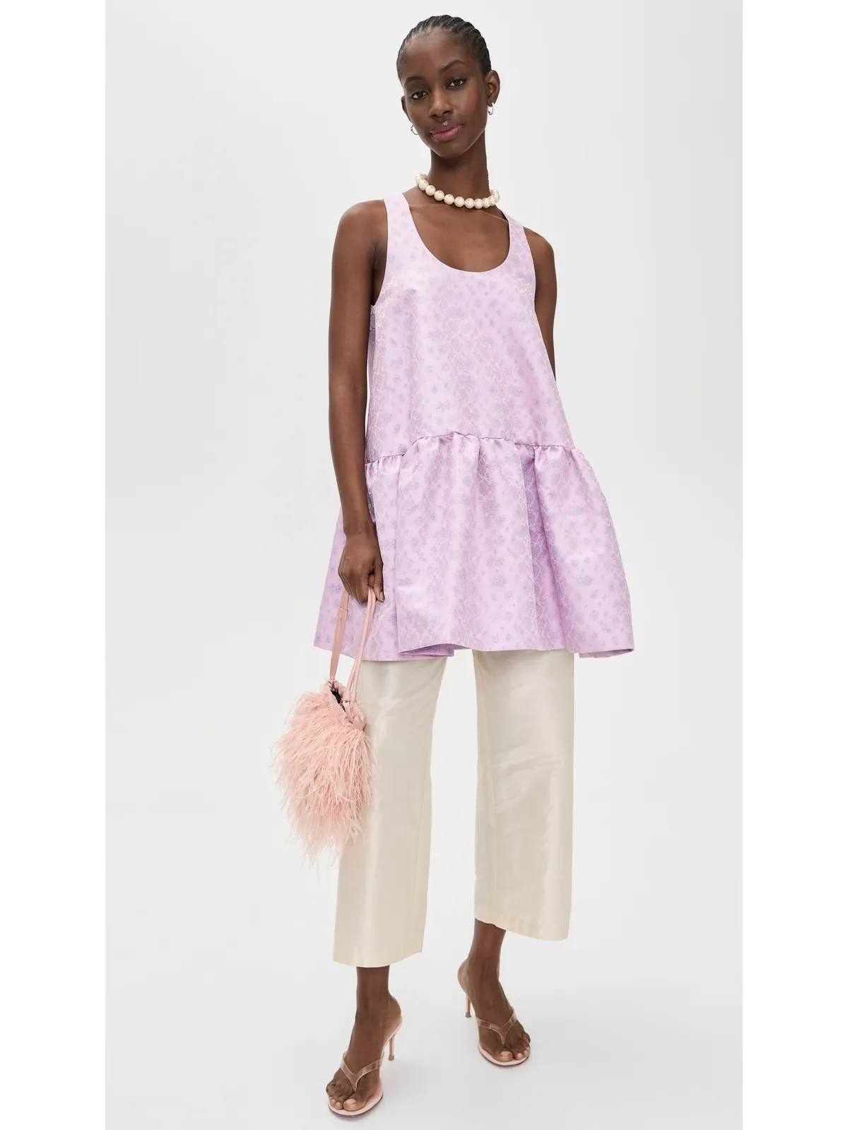 MSGM ジャカード ミニドレス - 画像5
