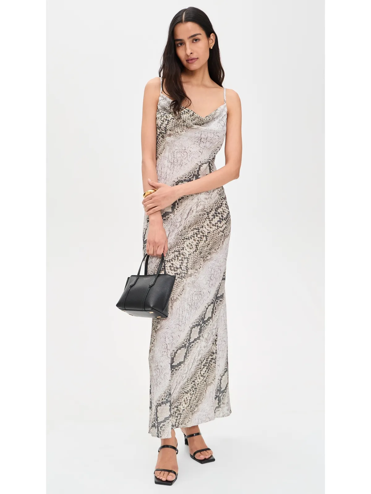 Madison the Label Fontana Maxi Dress Snake Print - 画像5