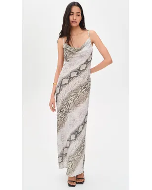 Madison the Label Fontana Maxi Dress Snake Print - サムネイル2