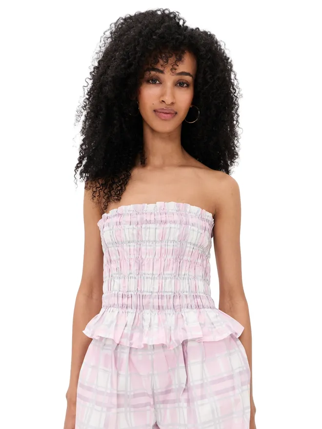 MADISON THE LABEL Madison the Label エロイーズトップ チェックプリントの商品画像