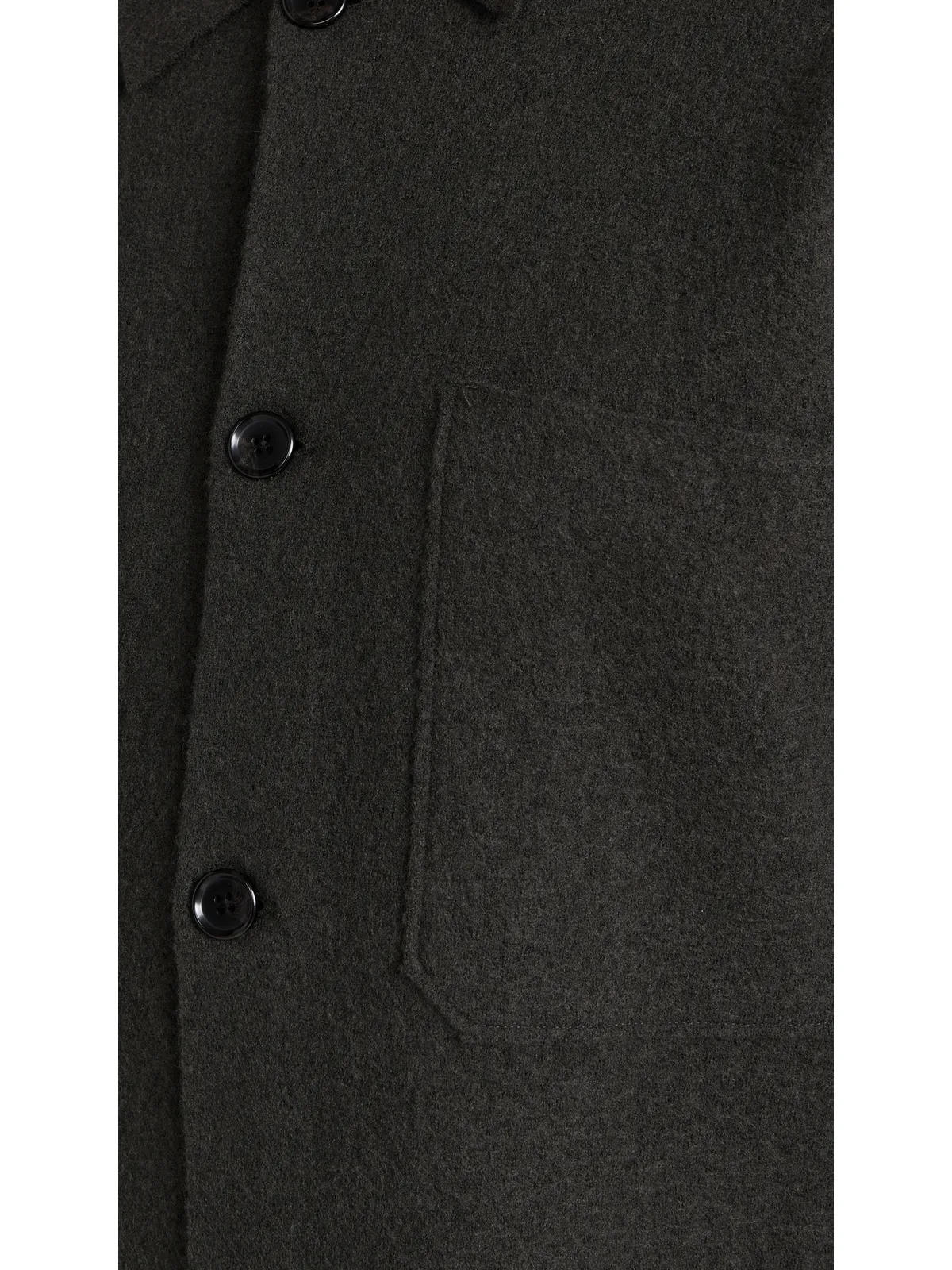 NN07 Jonas Full Button Sweater Dark Army M - 画像6
