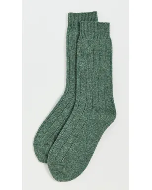 NN07 Melange Wool Socks Capers - サムネイル2