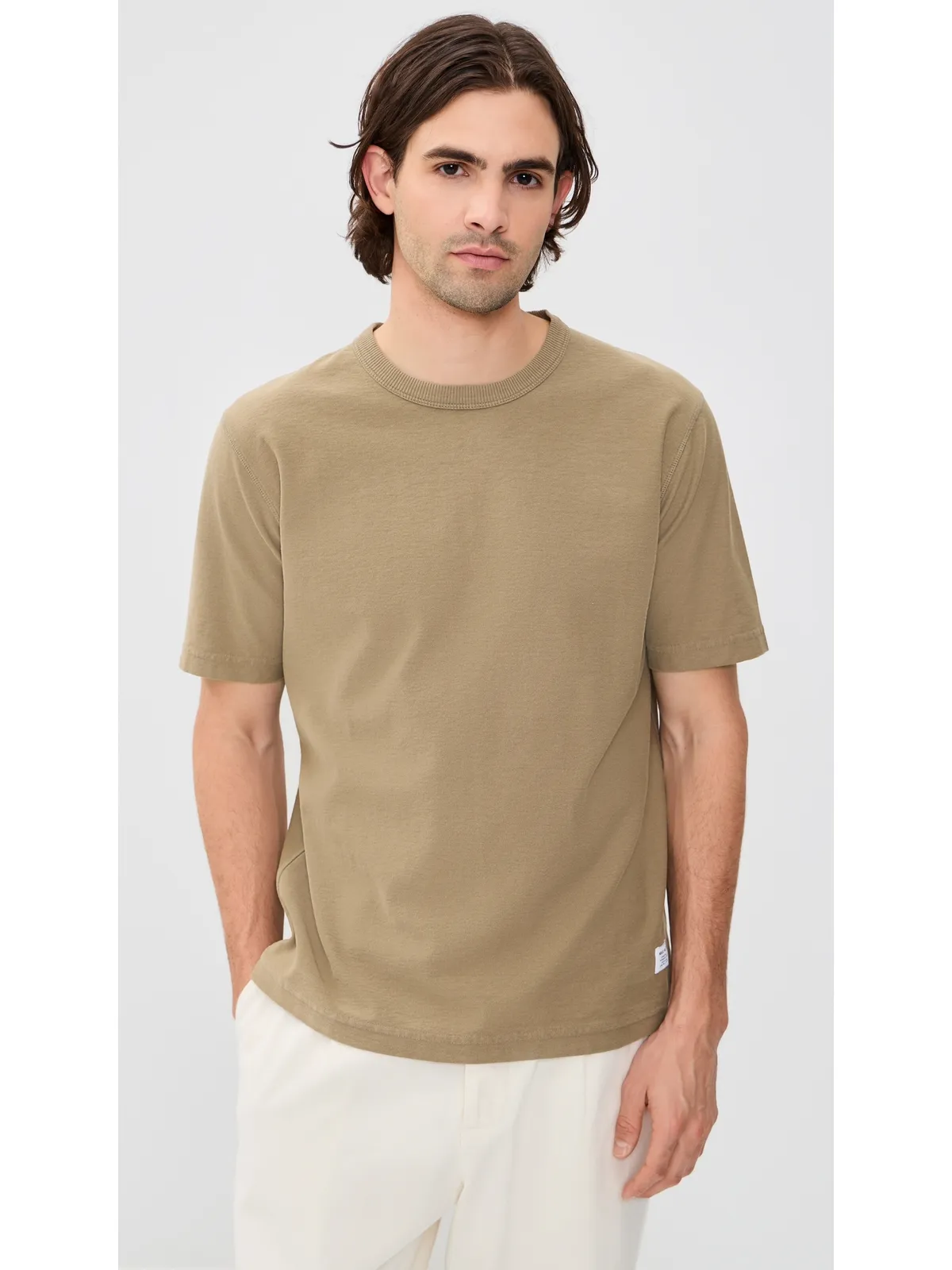 Norse Projects エルメルンデ Tシャツ Walnut - 画像2
