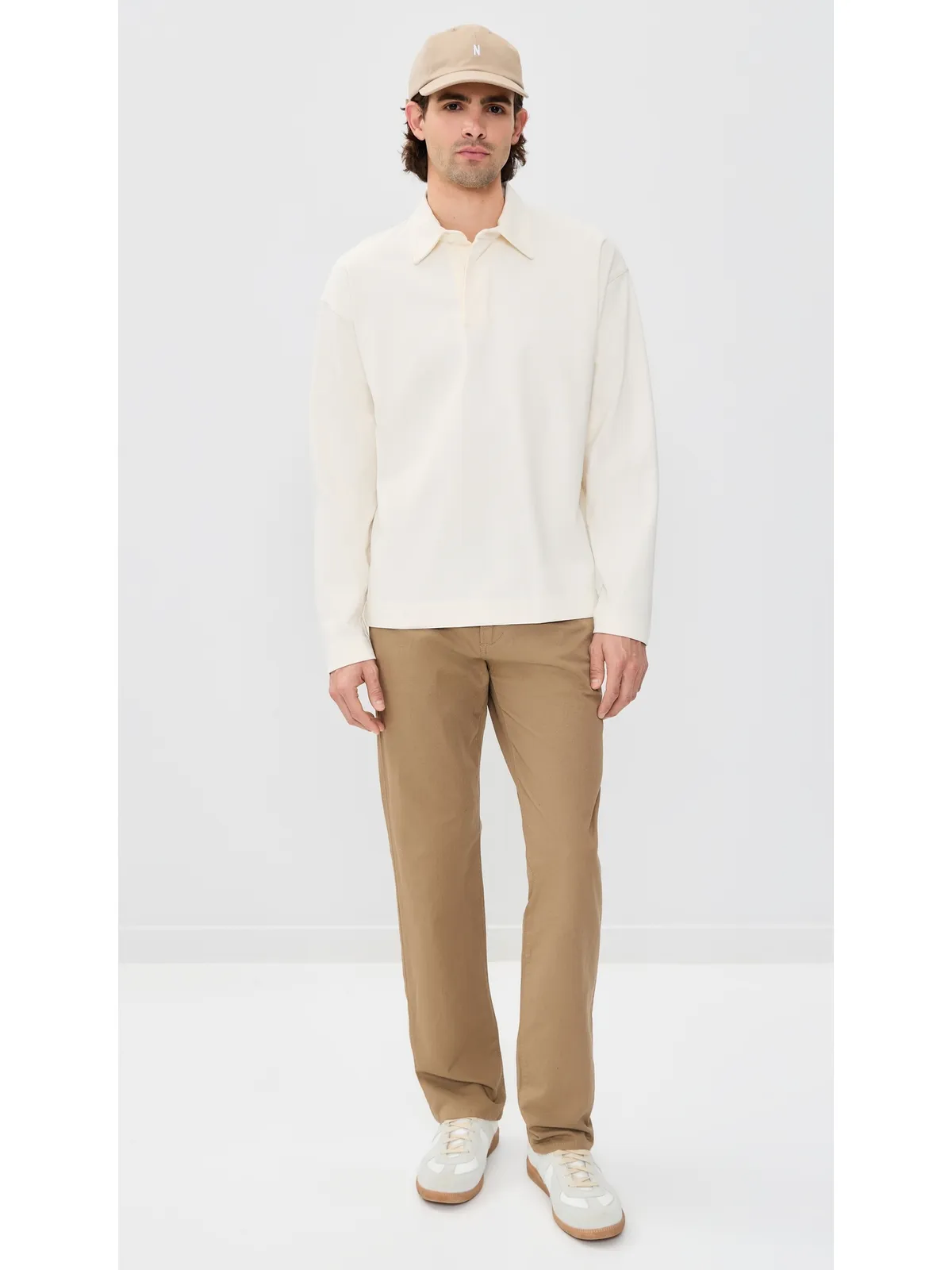 Norse Projects イセフォルド コンパクト コットン ポロシャツ - 画像5