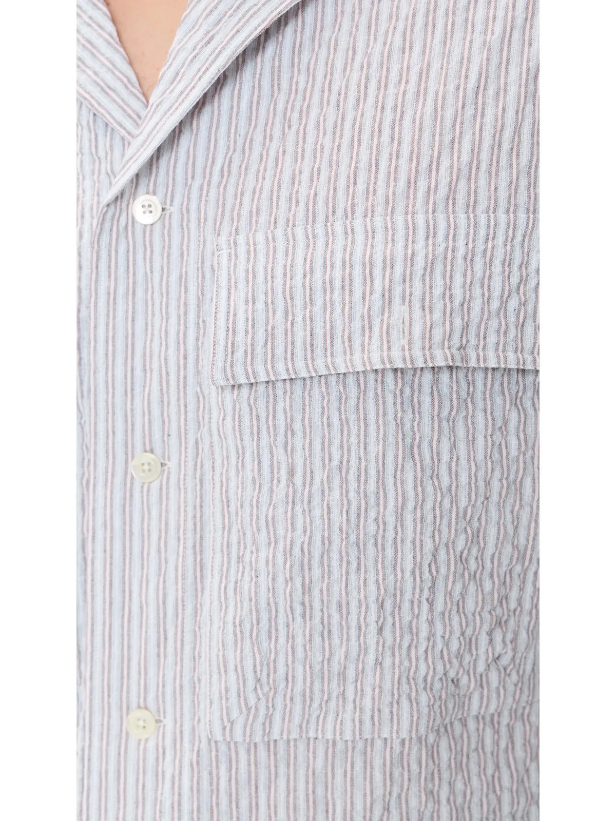 Norse Projects モルス ハンティング ストライプ オーバーシャツ - 画像6