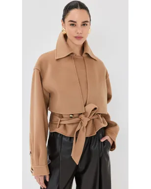 Nanushka Satoyo Jacket Camel M - サムネイル2