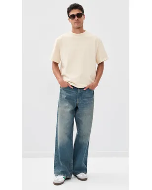 Naked & Famous Denim ストロングTシャツ ナチュラル - サムネイル5
