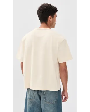 Naked & Famous Denim ストロングTシャツ ナチュラル - サムネイル3