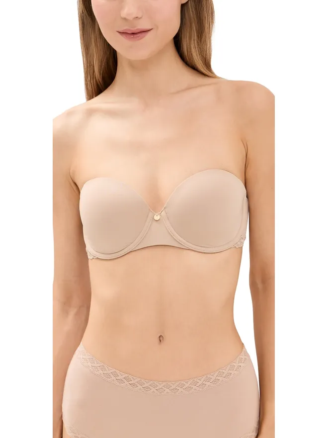 Natori Natori ピュア・リュクス ストラップレス アンダーワイヤー ブラジャーの商品画像
