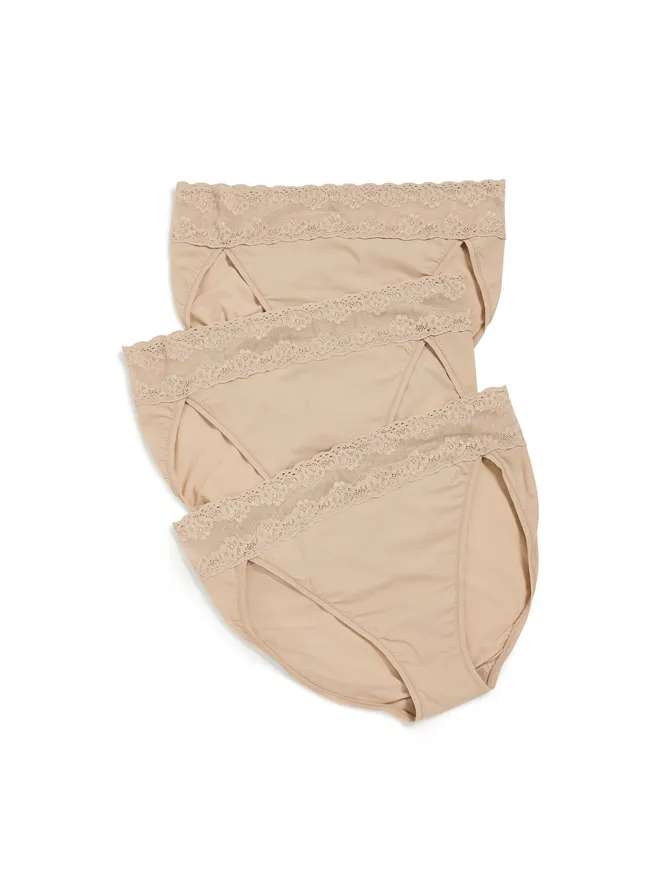 Natori Natori Bliss Perfection フレンチビキニパンティ 3枚組 カフェの商品画像