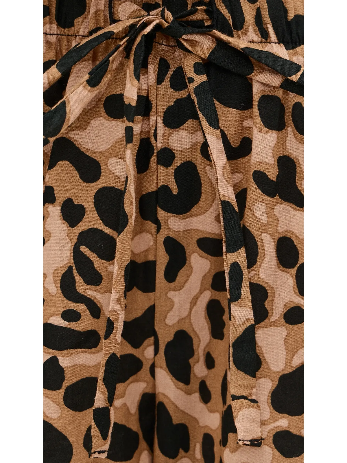 Natalie Martin Collection タッシュショーツ レオパード コットン - 画像6
