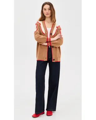 Never Fully Dressed Cowgirl Martha Cardigan Brown - サムネイル5