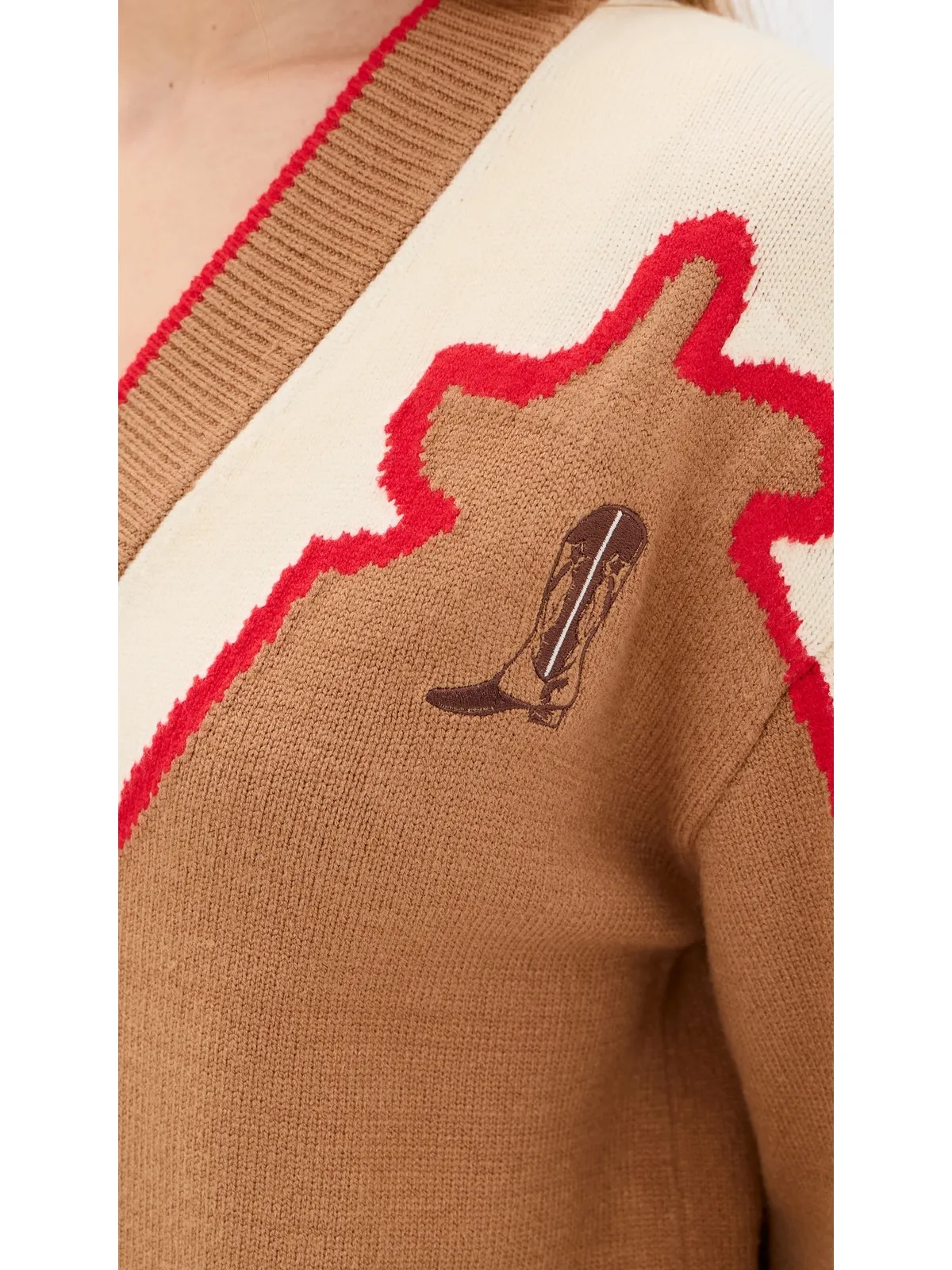 Never Fully Dressed Cowgirl Martha Cardigan Brown - 画像6