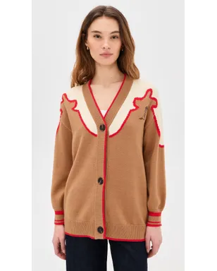 Never Fully Dressed Cowgirl Martha Cardigan Brown - サムネイル2