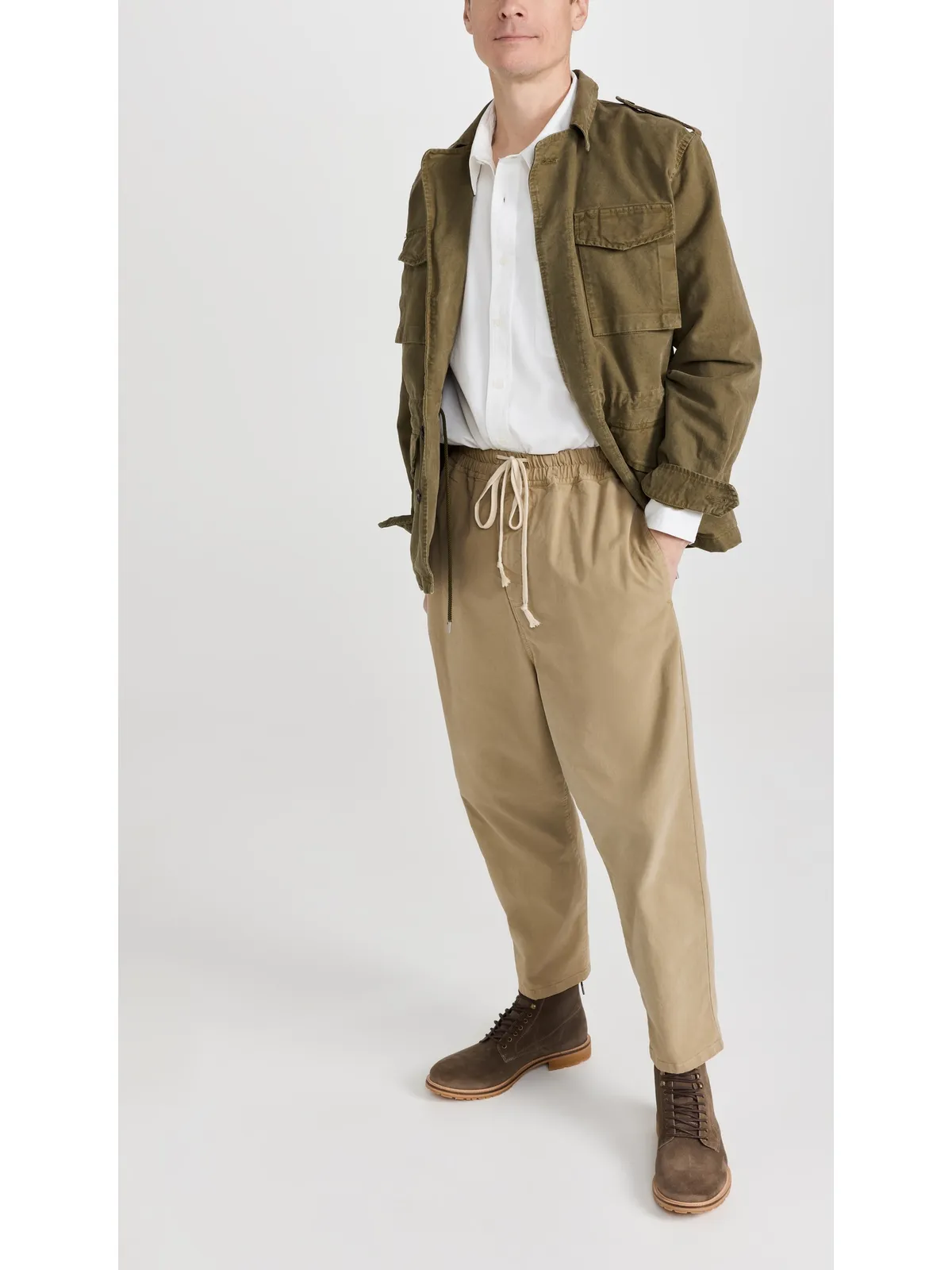 Nili Lotan Finn Shirt Ivory - 画像6