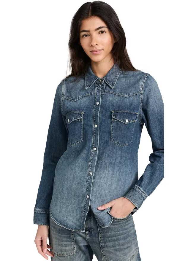 NILI LOTAN Nili Lotan トラヴィス デニムシャツの商品画像